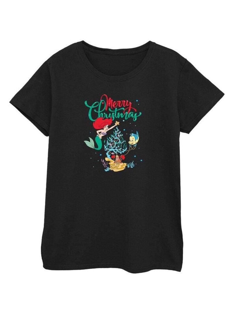 Disney - T-shirt MERRY CHRISTMAS Noir - Kiabi