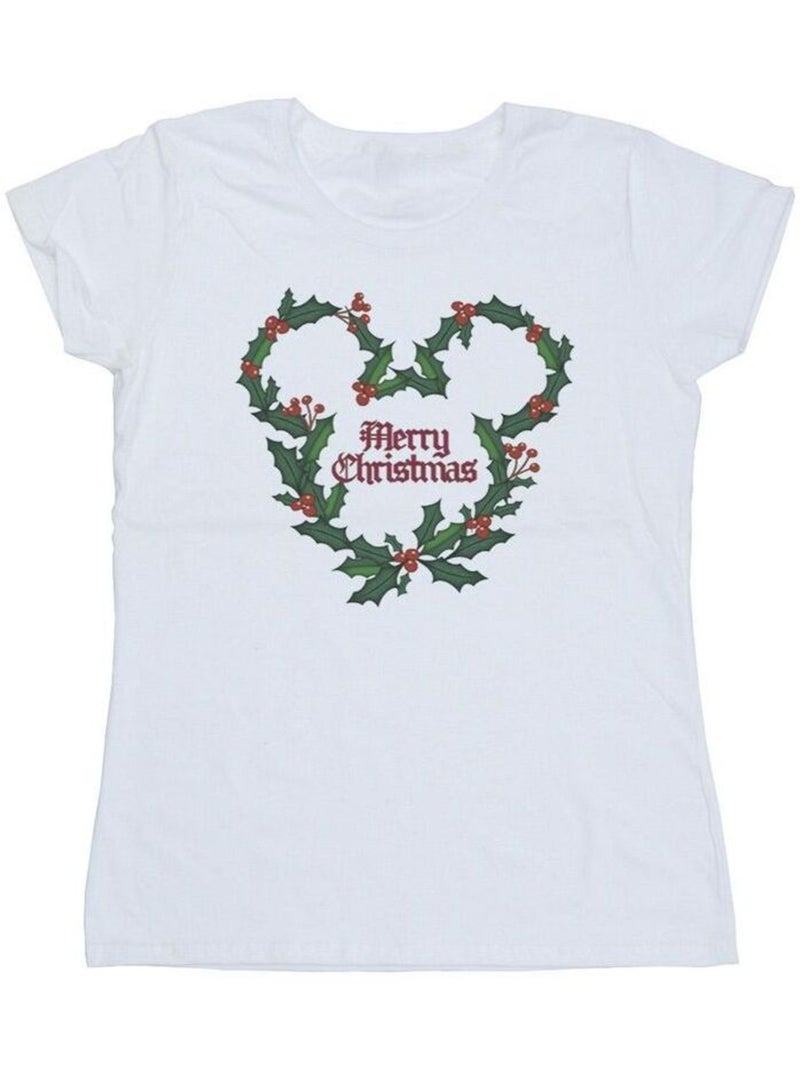 Disney - T-shirt MERRY HOLLY Blanc - Kiabi