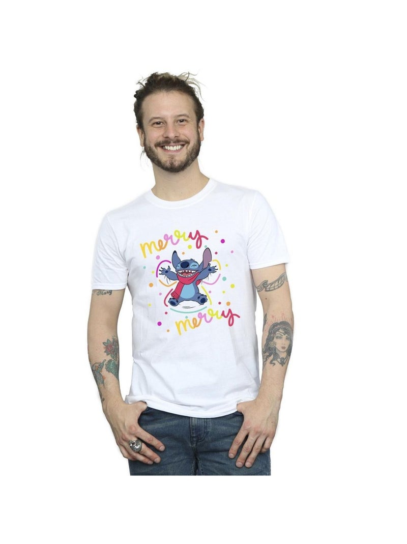 Disney - T-shirt MERRY RAINBOW Blanc - Kiabi