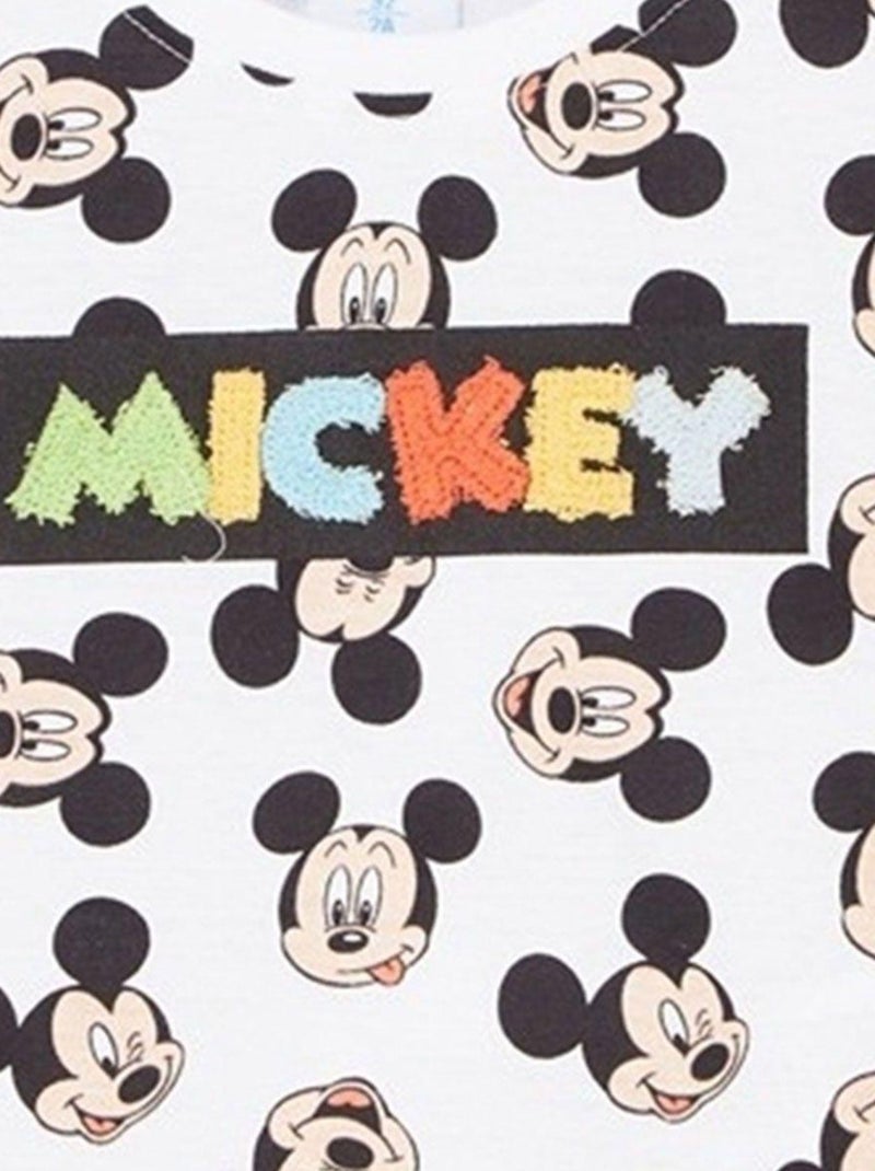 Disney - T-shirt Mickey Blanc - Kiabi
