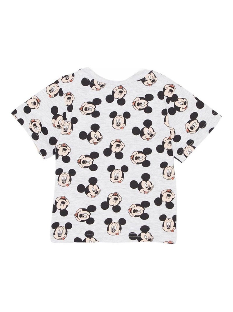 Disney - T-shirt Mickey Gris - Kiabi