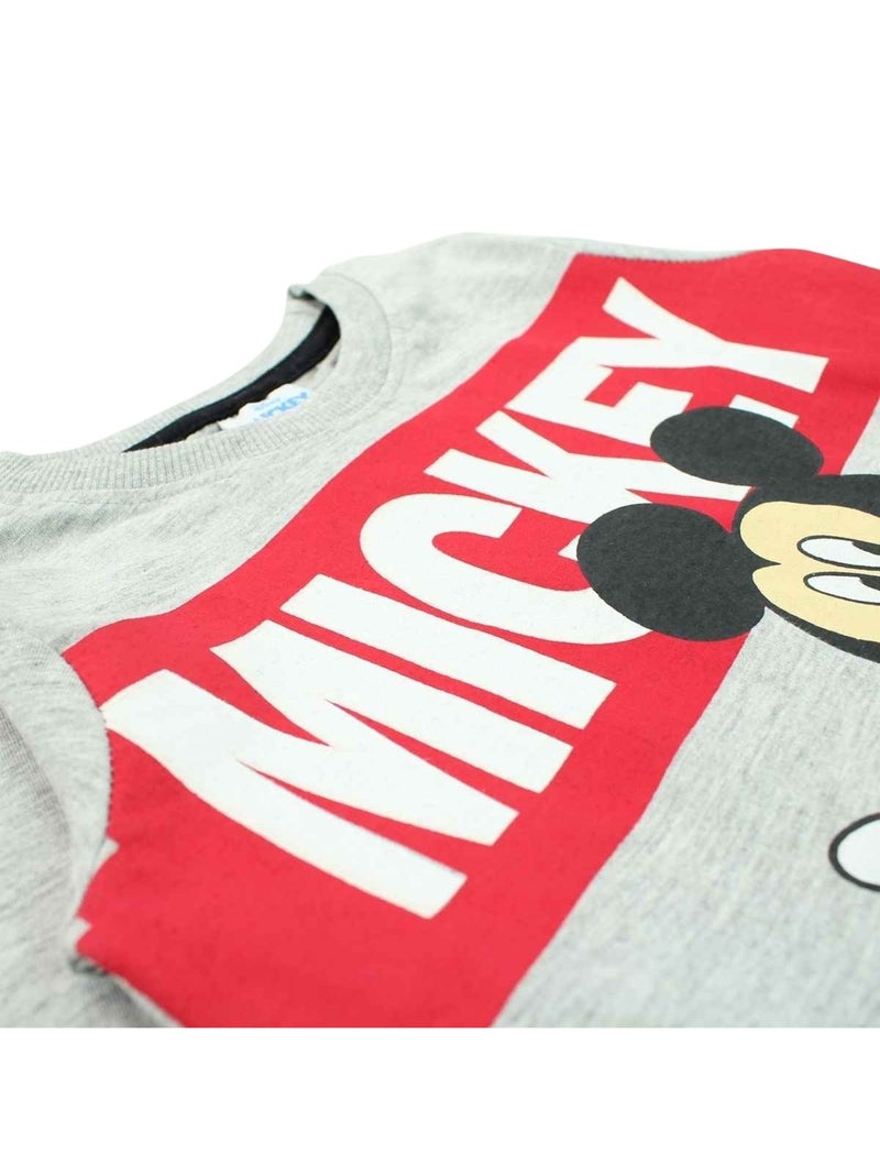 Disney - T-shirt Mickey Gris - Kiabi