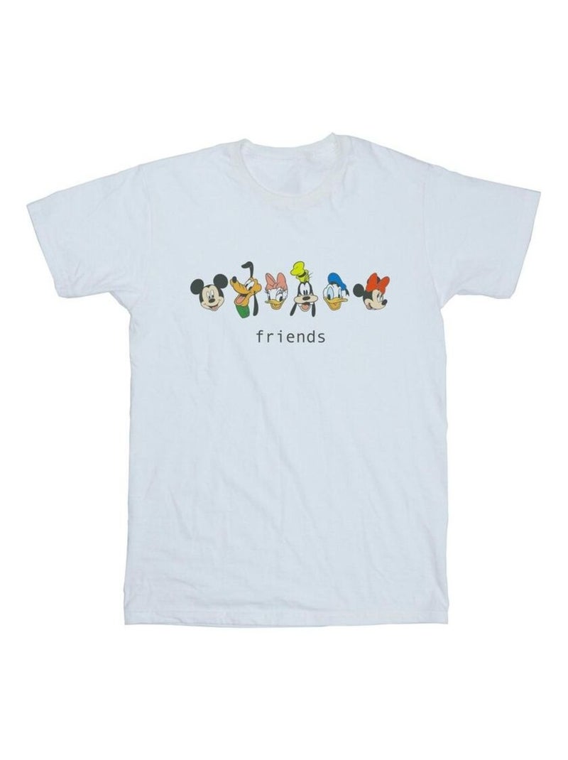 Disney - T-shirt MICKEY MOUSE AND FRIENDS Blanc - Kiabi