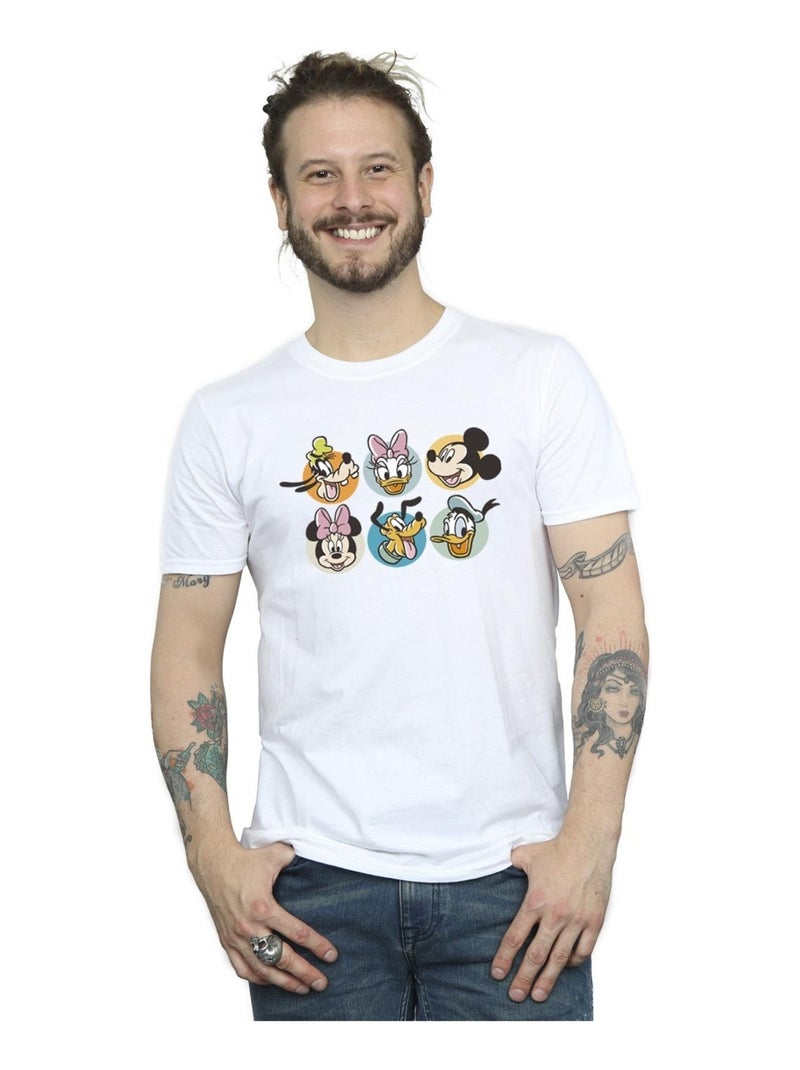 Disney - T-shirt MICKEY MOUSE AND FRIENDS Blanc - Kiabi