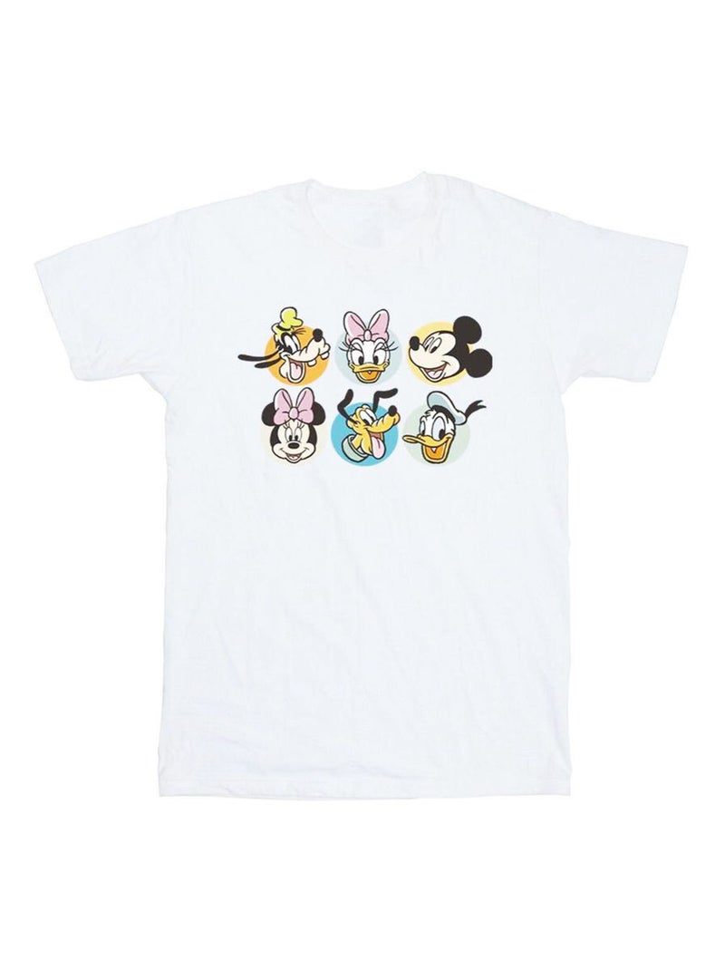 Disney - T-shirt MICKEY MOUSE AND FRIENDS Blanc - Kiabi