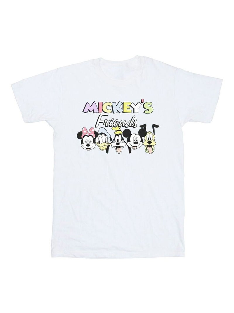 Disney - T-shirt MICKEY MOUSE AND FRIENDS Blanc - Kiabi