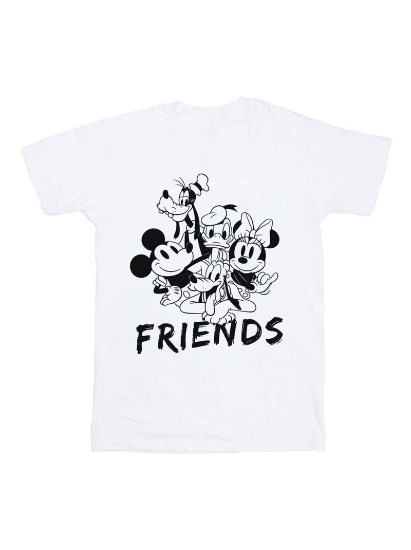 Disney - T-shirt MICKEY MOUSE AND FRIENDS Blanc - Kiabi