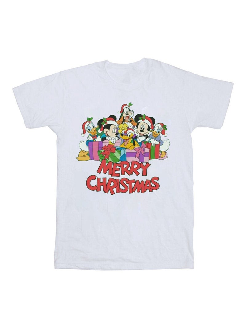 Disney - T-shirt MICKEY MOUSE AND FRIENDS Blanc - Kiabi
