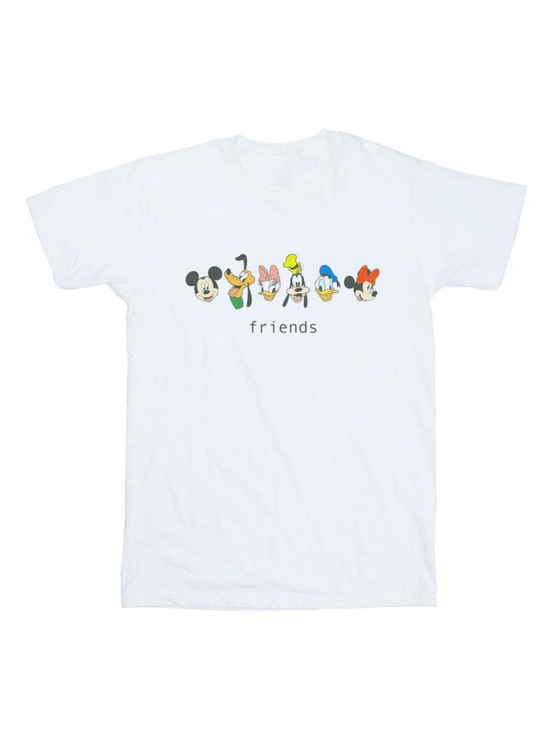 Disney - T-shirt MICKEY MOUSE AND FRIENDS Blanc - Kiabi
