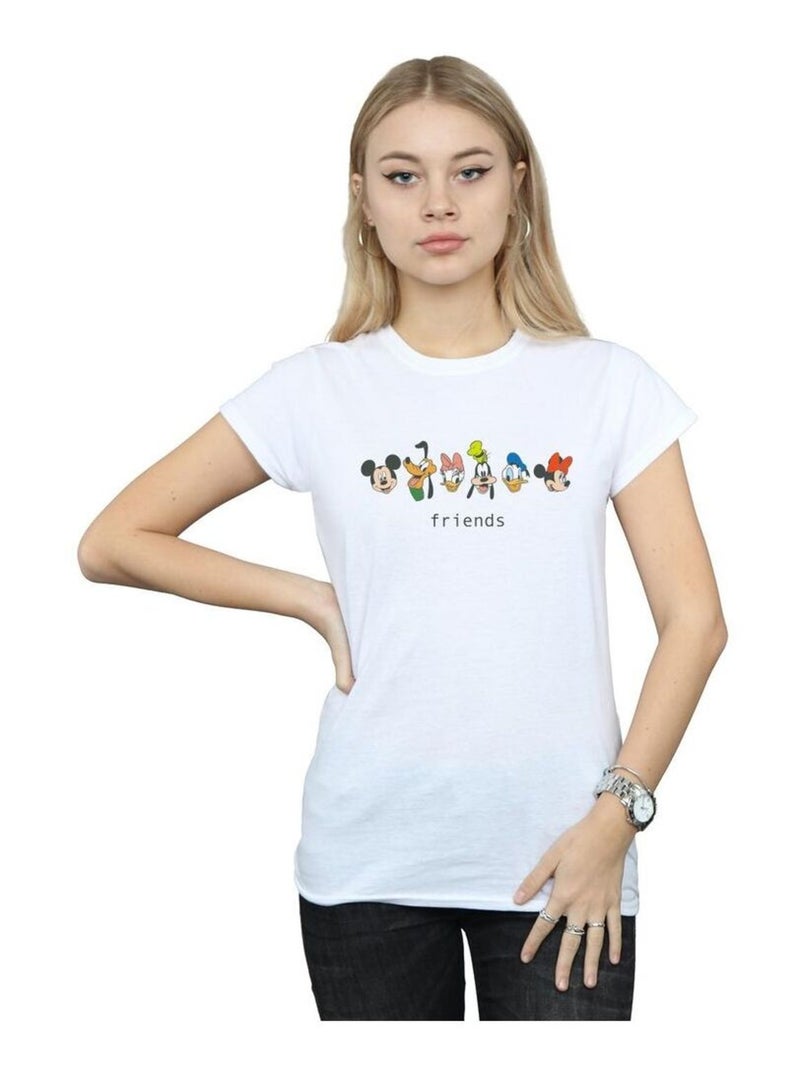 Disney - T-shirt MICKEY MOUSE AND FRIENDS Blanc - Kiabi