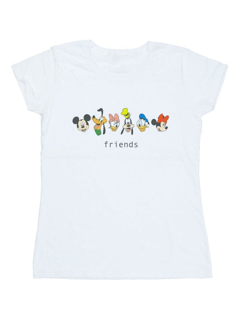 Disney - T-shirt MICKEY MOUSE AND FRIENDS Blanc - Kiabi
