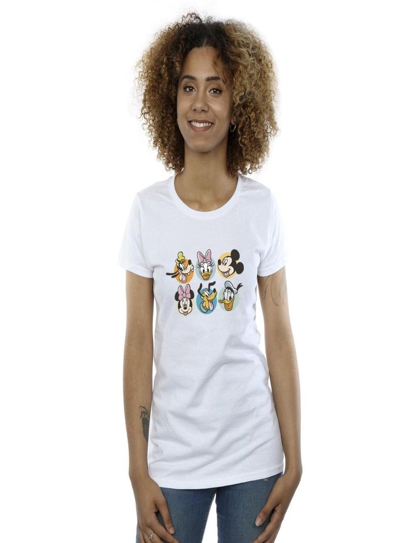 Disney - T-shirt MICKEY MOUSE AND FRIENDS Blanc - Kiabi