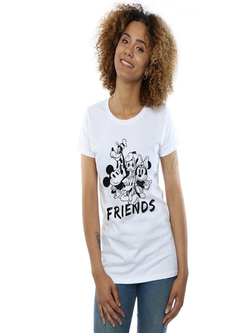 Disney - T-shirt MICKEY MOUSE AND FRIENDS Blanc - Kiabi