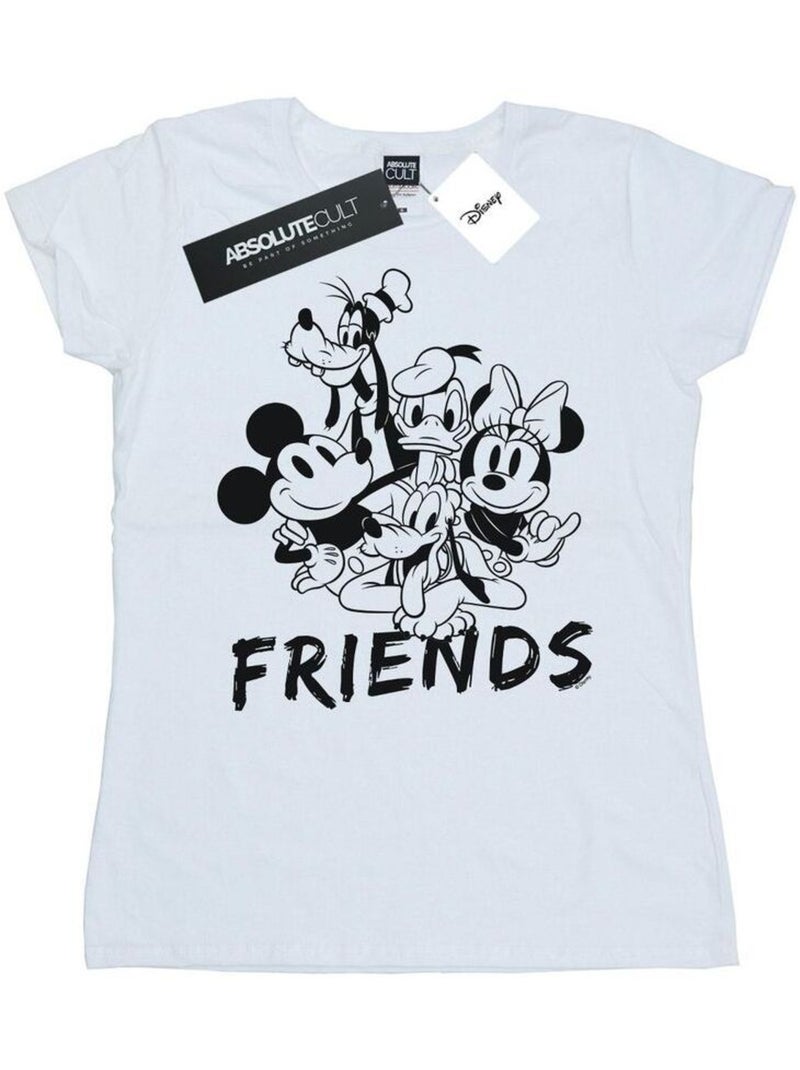 Disney - T-shirt MICKEY MOUSE AND FRIENDS Blanc - Kiabi