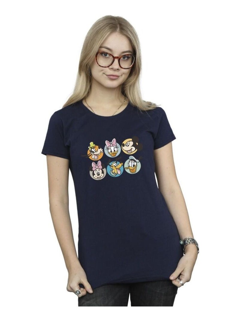 Disney - T-shirt MICKEY MOUSE AND FRIENDS Bleu marine - Kiabi