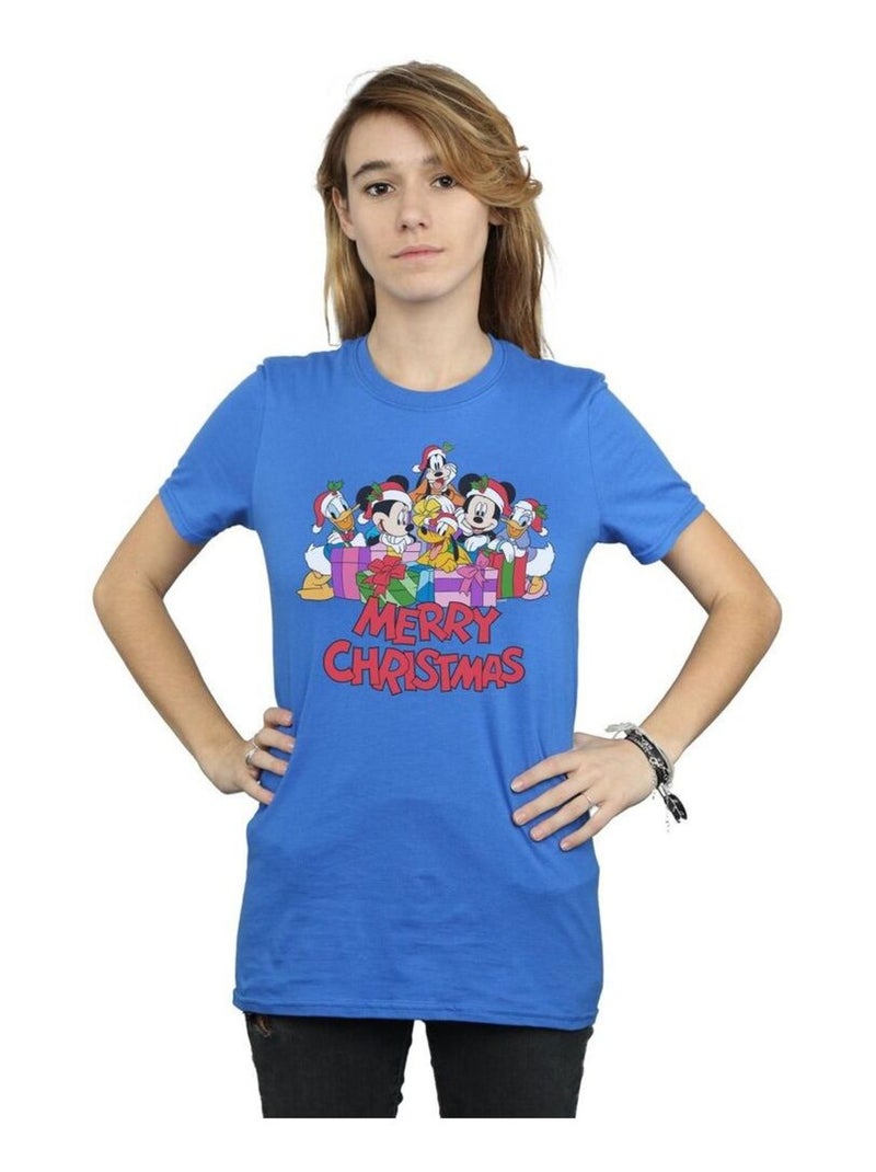 Disney - T-shirt MICKEY MOUSE AND FRIENDS Bleu roi - Kiabi