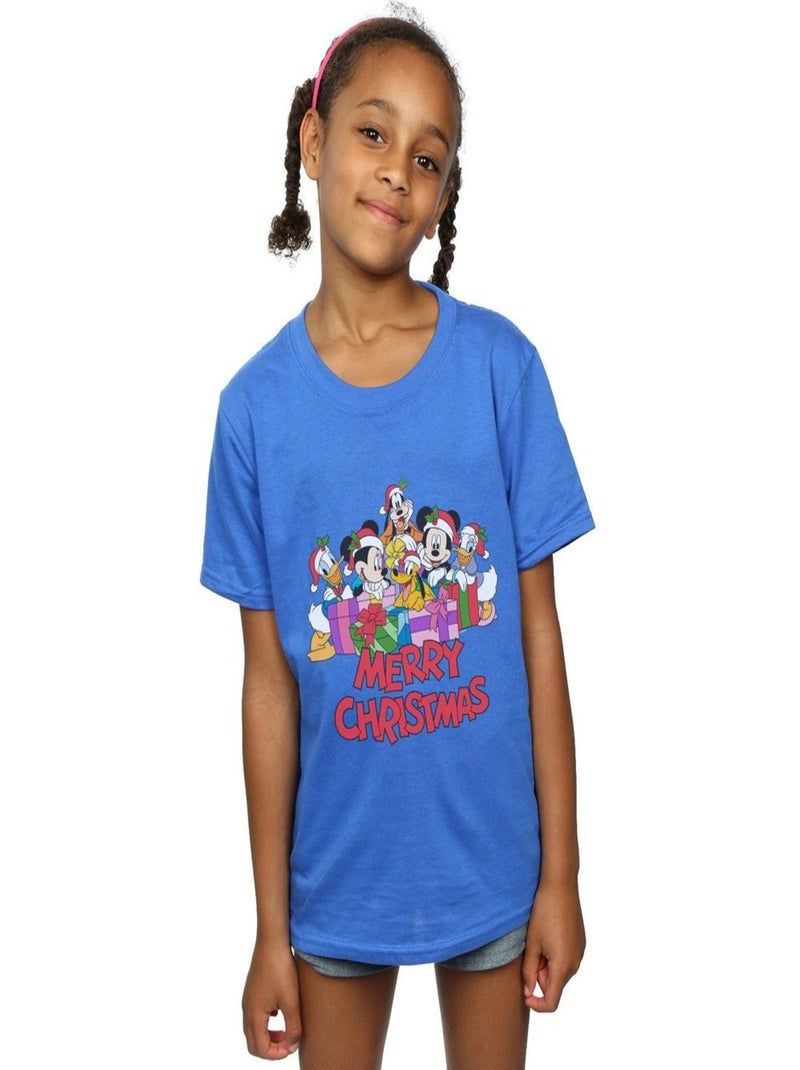 Disney - T-shirt MICKEY MOUSE AND FRIENDS Bleu roi - Kiabi