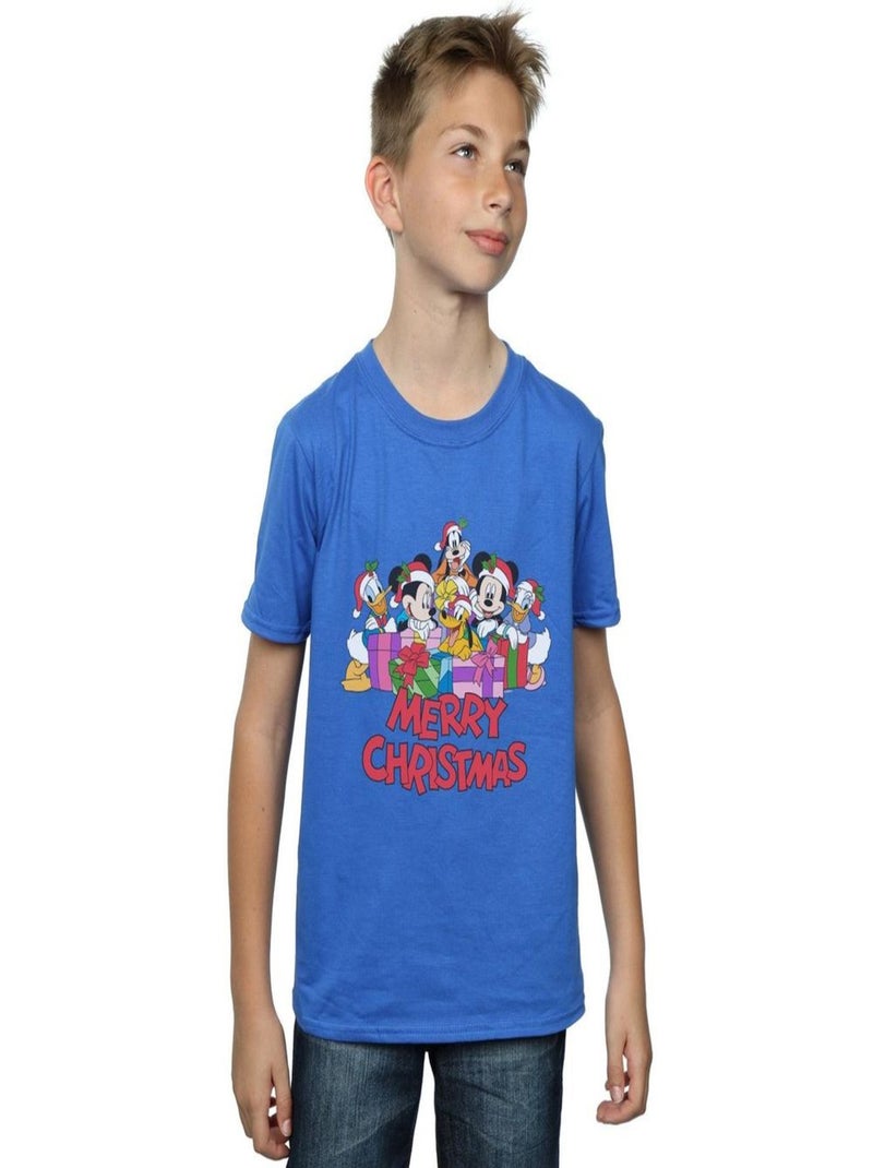 Disney - T-shirt MICKEY MOUSE AND FRIENDS Bleu roi - Kiabi