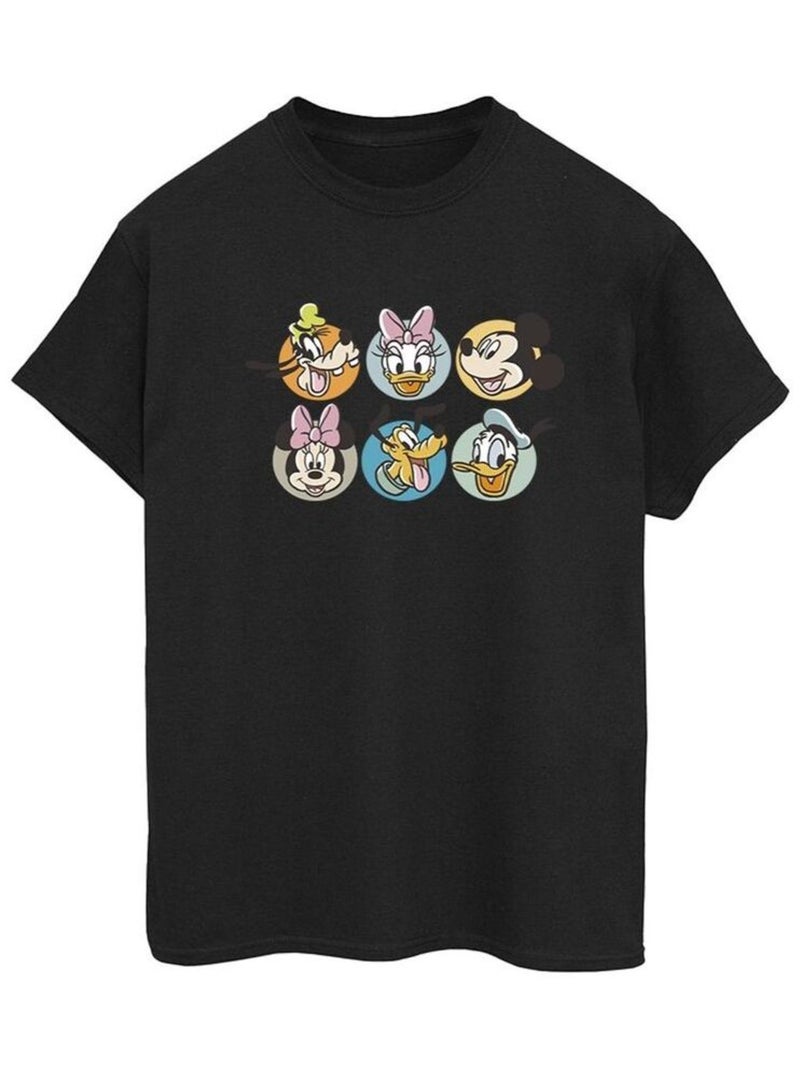 Disney - T-shirt MICKEY MOUSE AND FRIENDS Noir - Kiabi