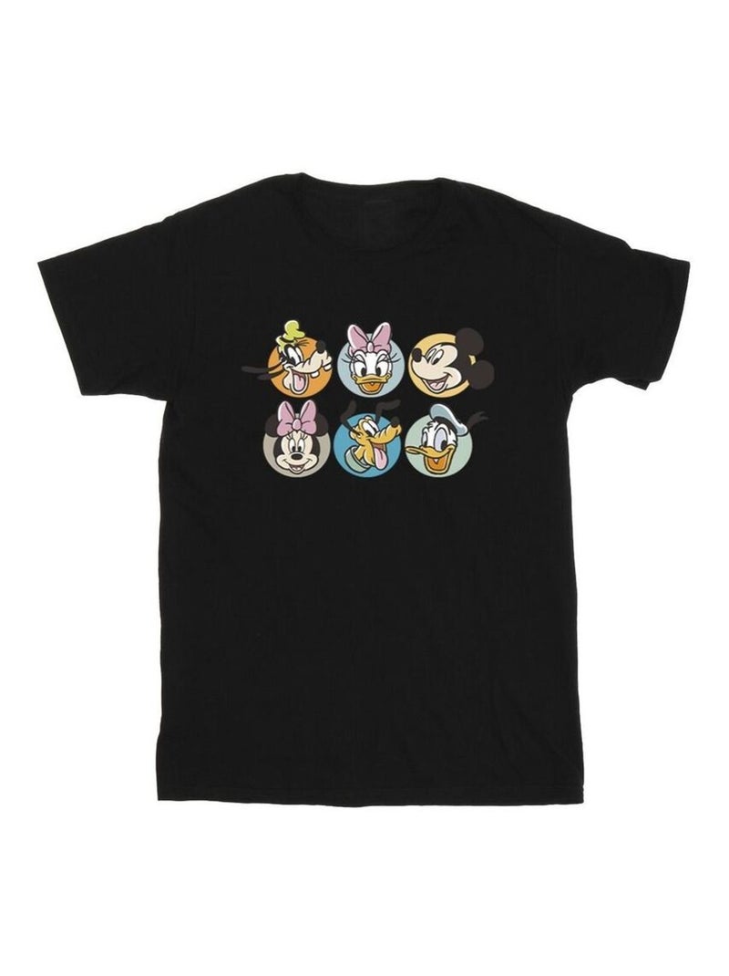 Disney - T-shirt MICKEY MOUSE AND FRIENDS Noir - Kiabi