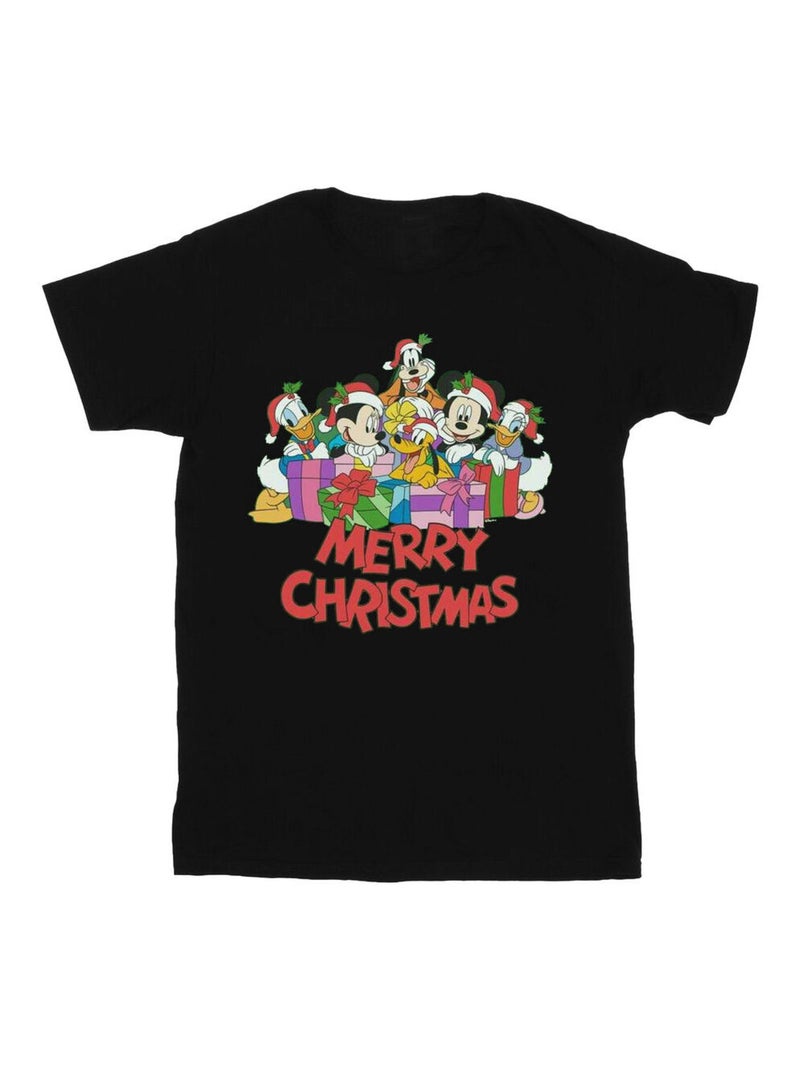 Disney - T-shirt MICKEY MOUSE AND FRIENDS Noir - Kiabi