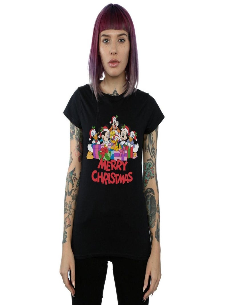 Disney - T-shirt MICKEY MOUSE AND FRIENDS Noir - Kiabi