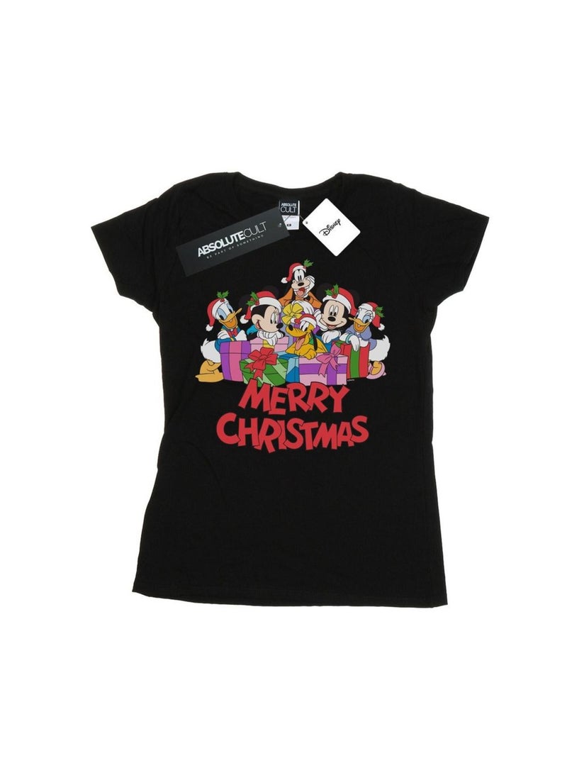 Disney - T-shirt MICKEY MOUSE AND FRIENDS Noir - Kiabi