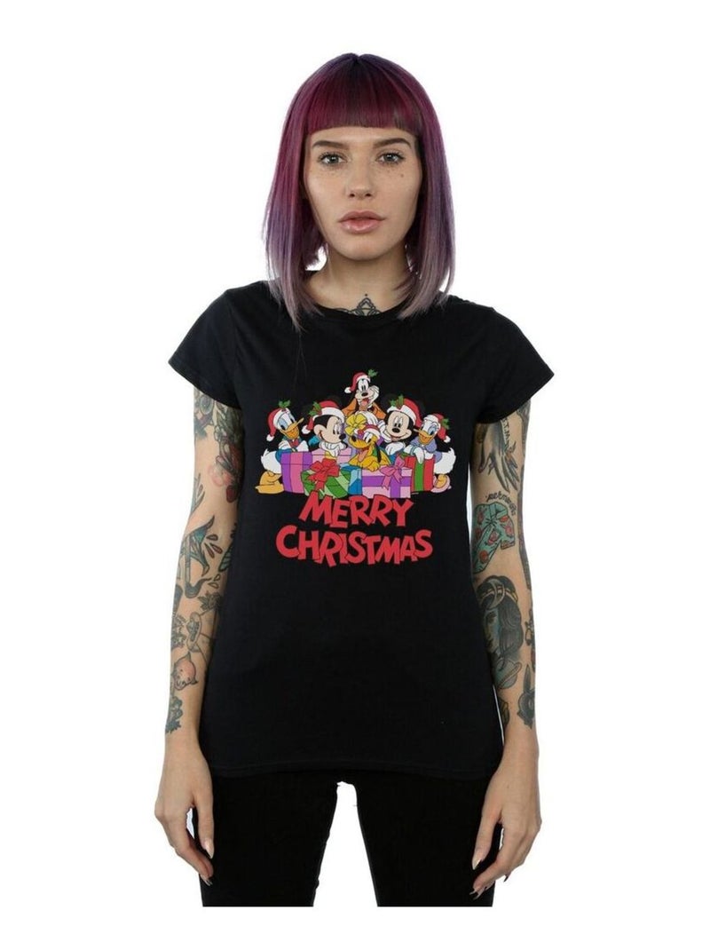Disney - T-shirt MICKEY MOUSE AND FRIENDS Noir - Kiabi