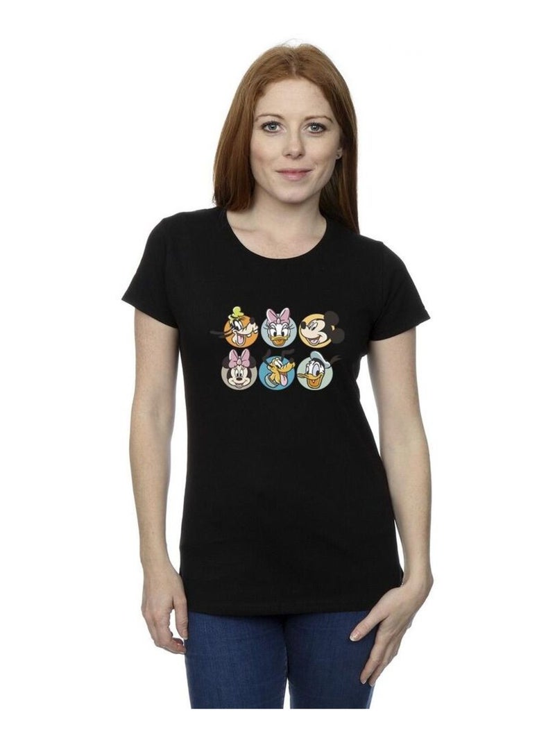 Disney - T-shirt MICKEY MOUSE AND FRIENDS Noir - Kiabi
