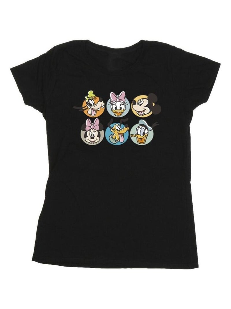 Disney - T-shirt MICKEY MOUSE AND FRIENDS Noir - Kiabi