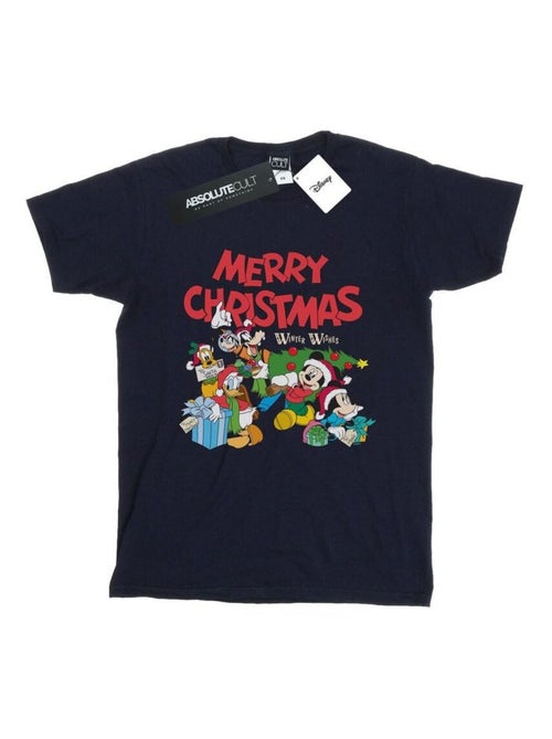 Disney - T-shirt MICKEY MOUSE AND FRIENDSWINTER WISHES - Kiabi Disney - T-shirt MICKEY MOUSE AND FRIENDSWINTER WISHES - Kiabi