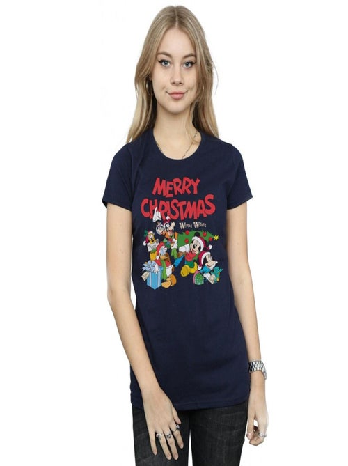 Disney - T-shirt MICKEY MOUSE AND FRIENDSWINTER WISHES - Kiabi