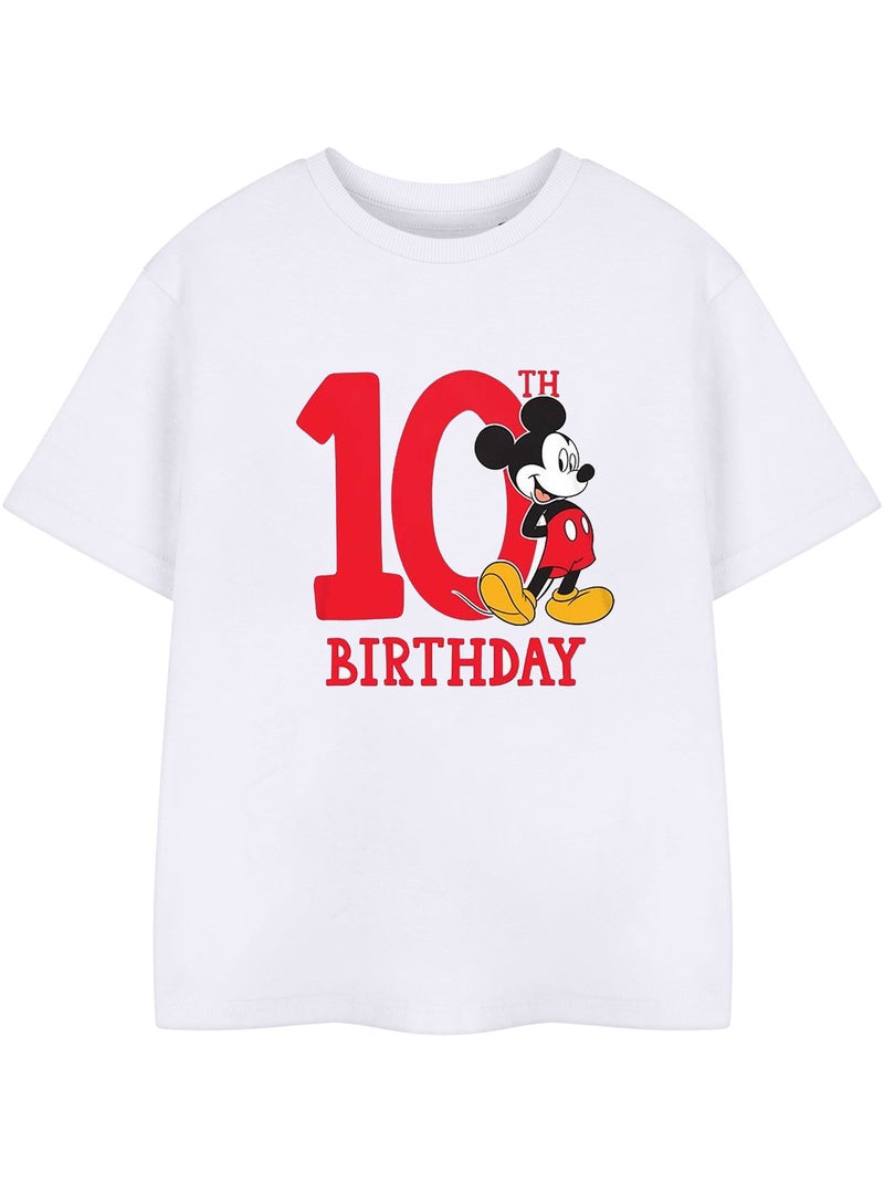 Disney - T-shirt MICKEY MOUSE Blanc - Kiabi