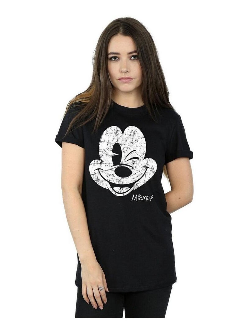 Disney - T-shirt (Mickey Mouse) Noir - Kiabi