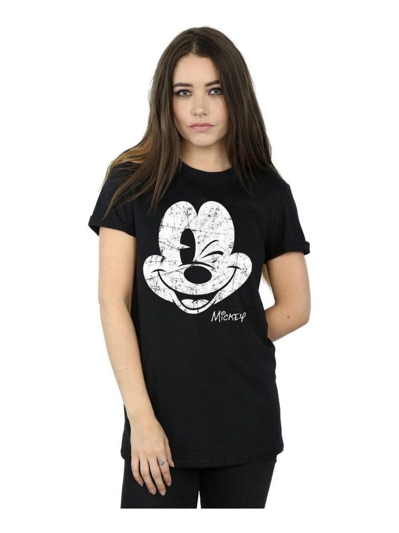 Disney - T-shirt (Mickey Mouse) Noir - Kiabi
