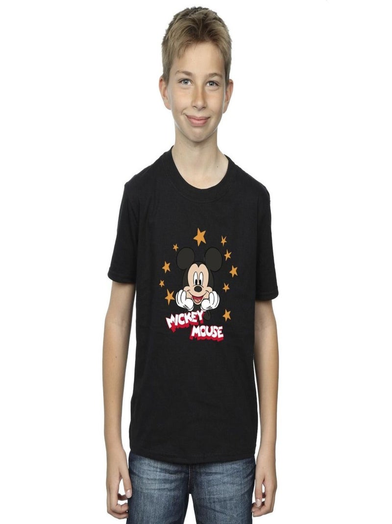 Disney - T-shirt MICKEY MOUSE Noir - Kiabi