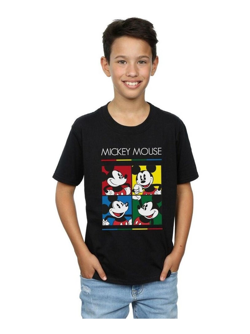 Disney - T-shirt MICKEY MOUSE Noir - Kiabi