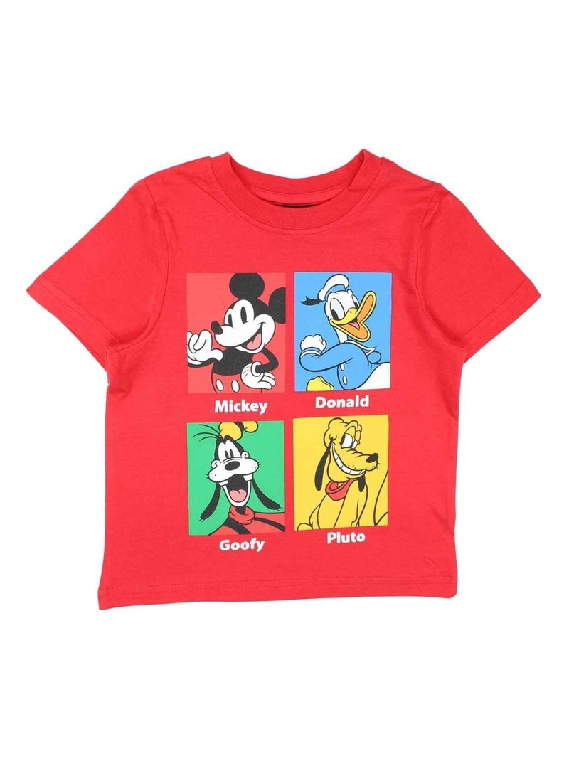 Disney - T-shirt Mickey Rouge - Kiabi