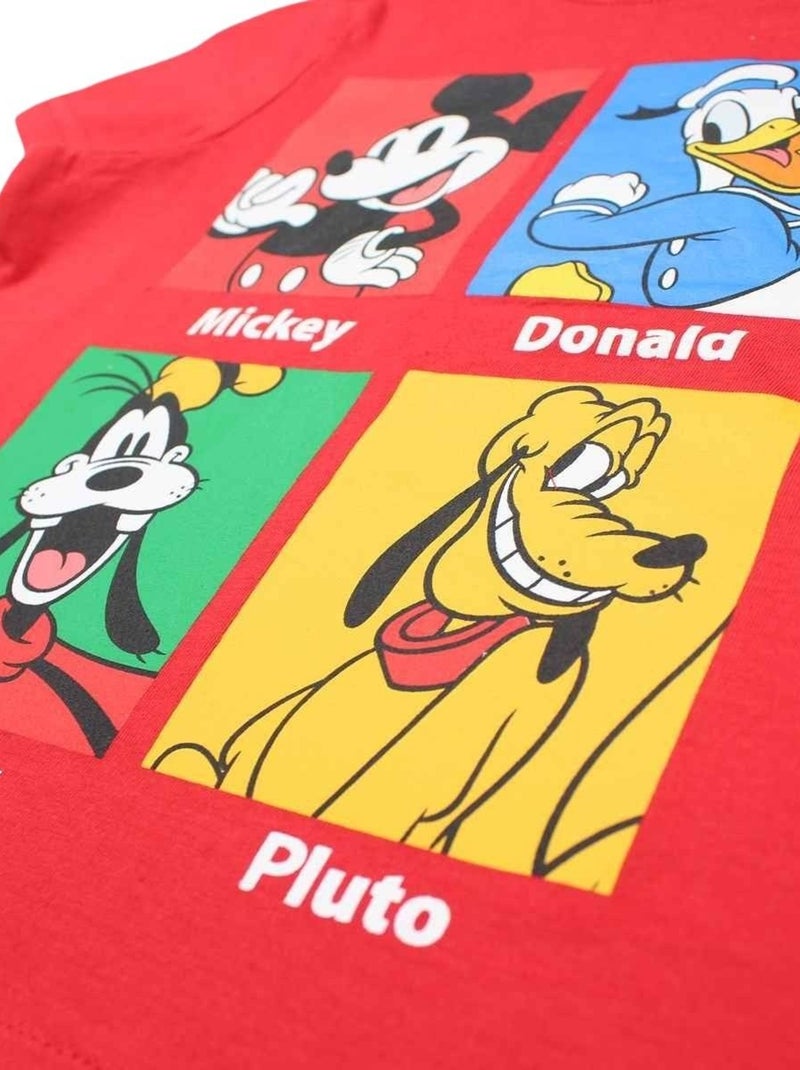 Disney - T-shirt Mickey Rouge - Kiabi