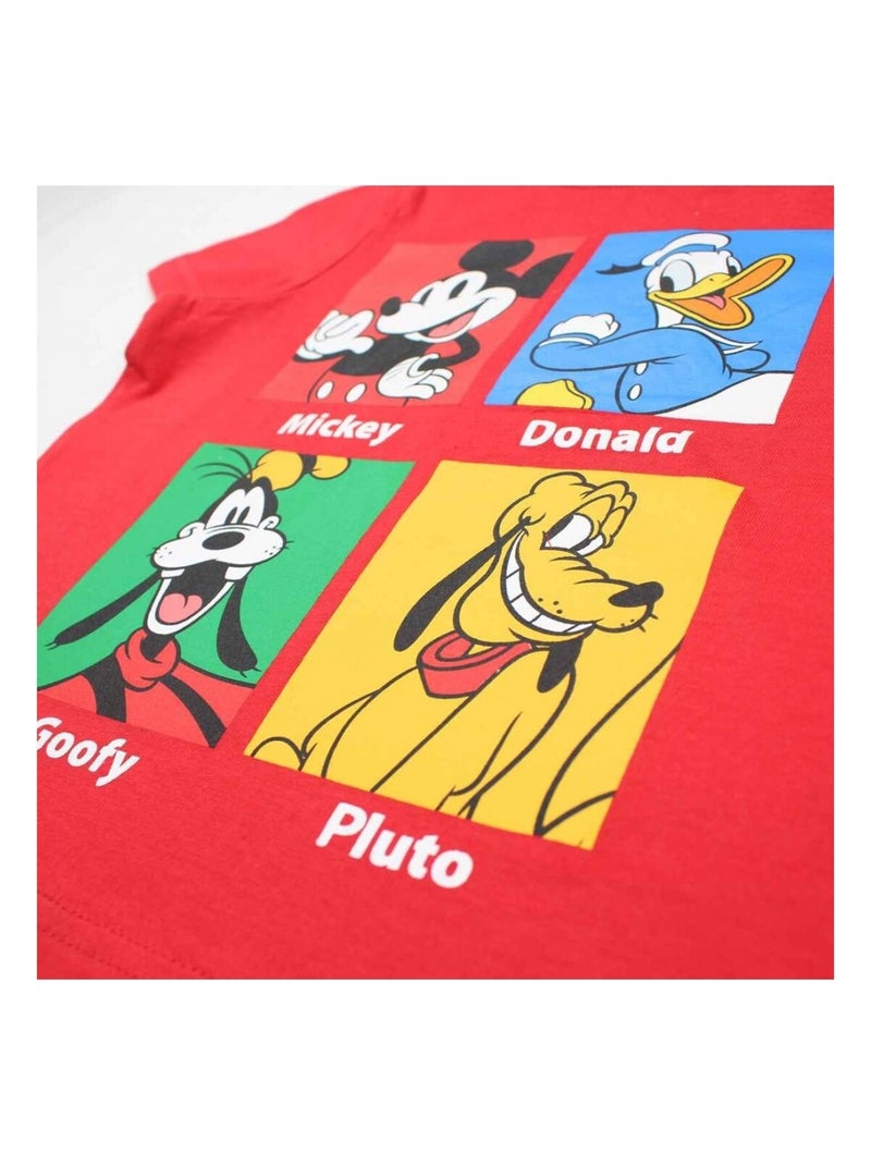 Disney - T-shirt Mickey Rouge - Kiabi