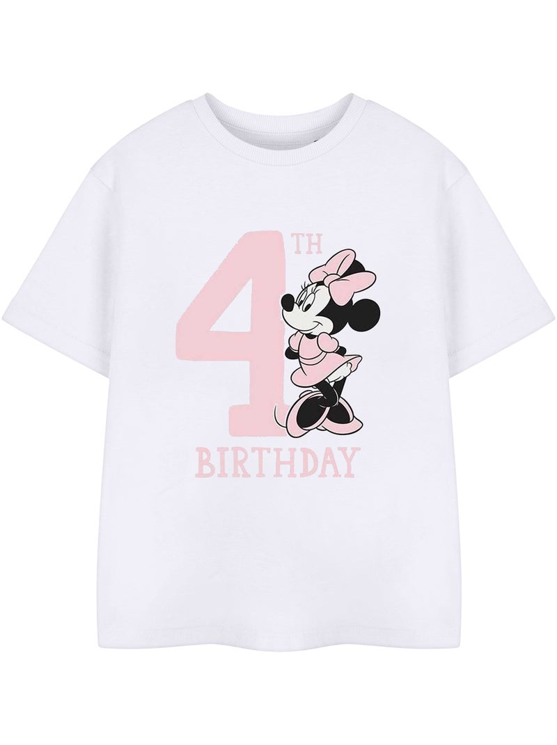 Disney - T-shirt MINNIE MOUSE Blanc - Kiabi