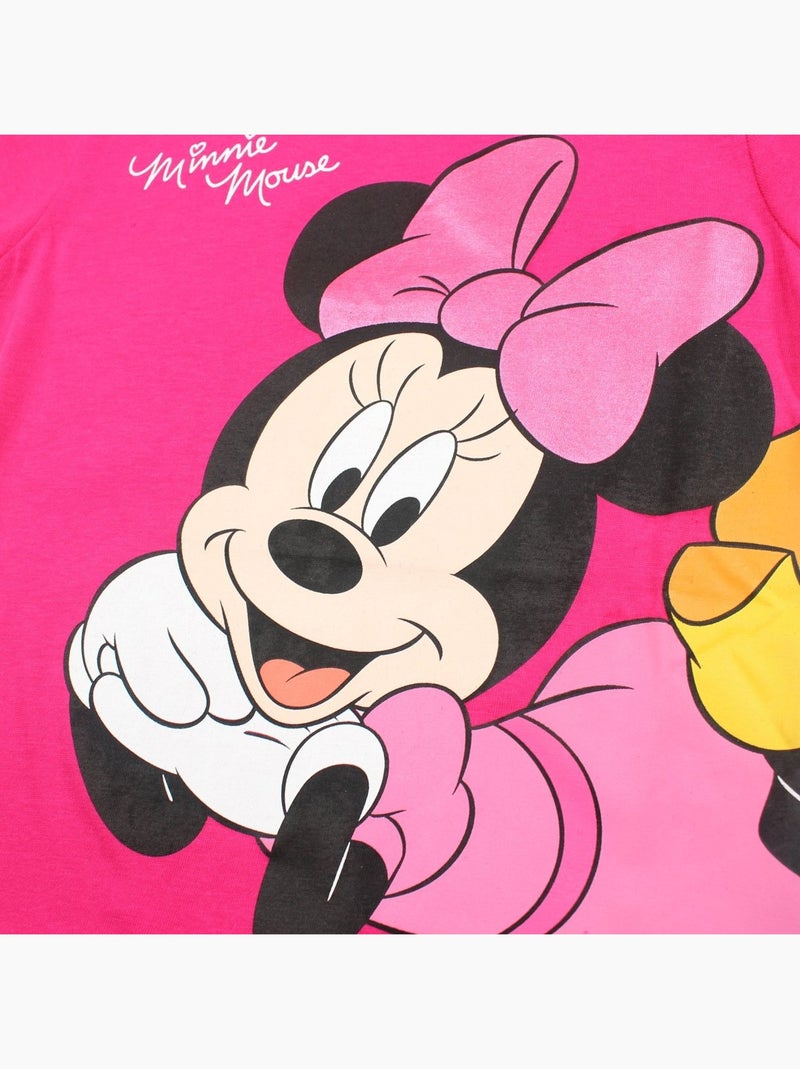Disney - T-shirt Minnie Rose fushia - Kiabi