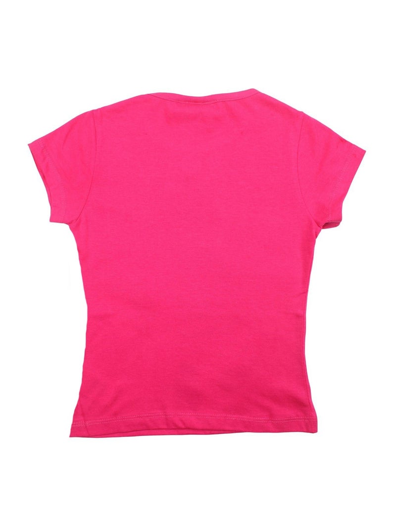 Disney - T-shirt Minnie Rose fushia - Kiabi