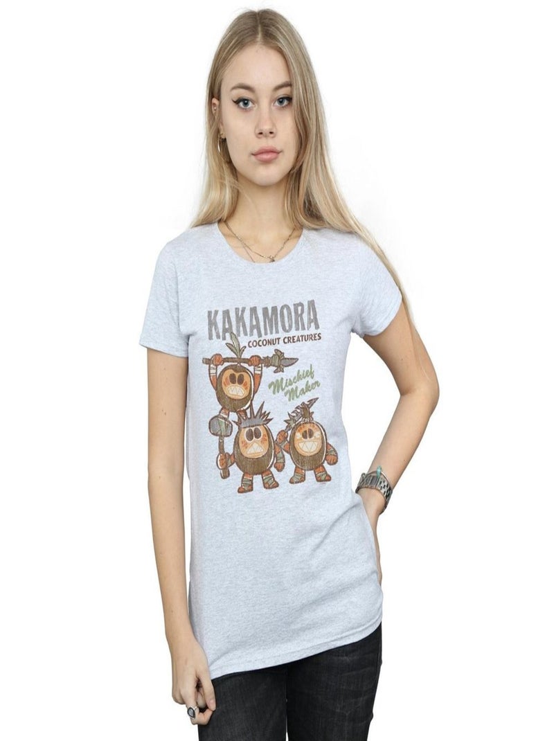 Disney - T-shirt MISCHIEF MAKER Gris chiné - Kiabi