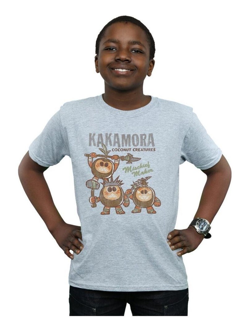 Disney - T-shirt MISCHIEF MAKER Gris chiné - Kiabi