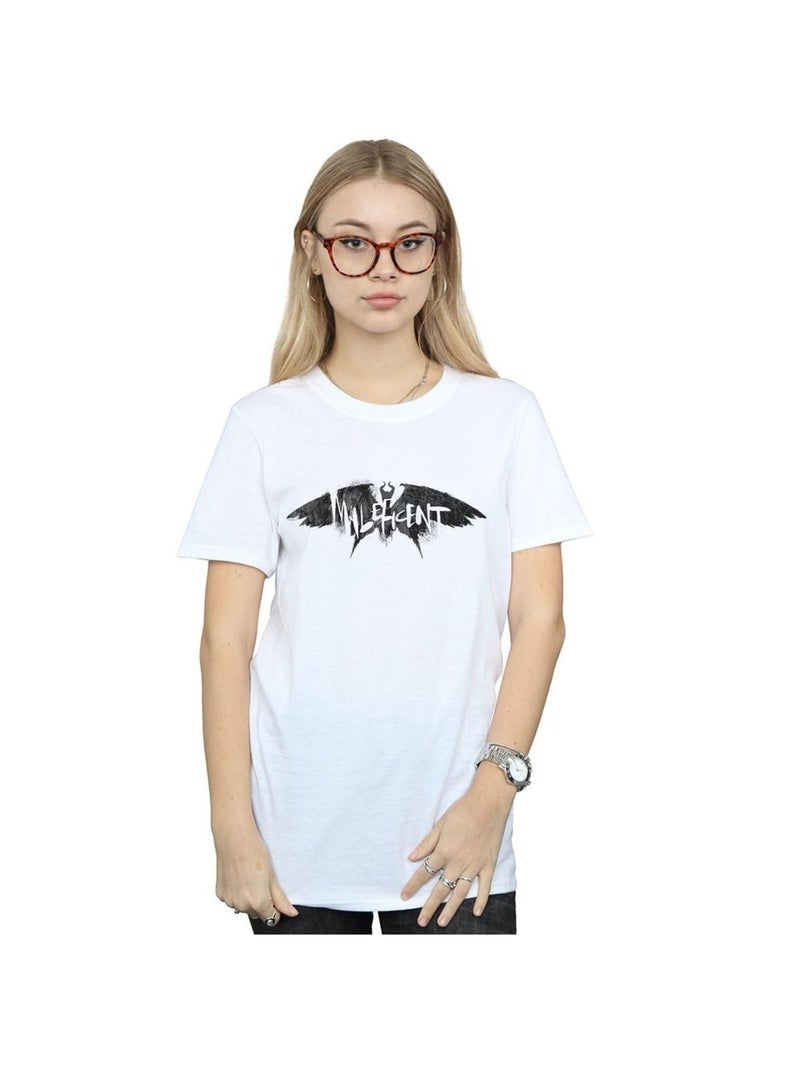 Disney - T-shirt MISTRESS OF EVIL Blanc - Kiabi