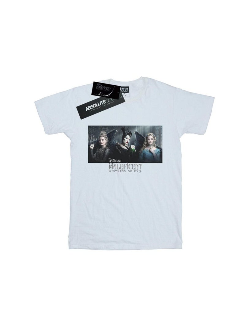 Disney - T-shirt MISTRESS OF EVIL Blanc - Kiabi