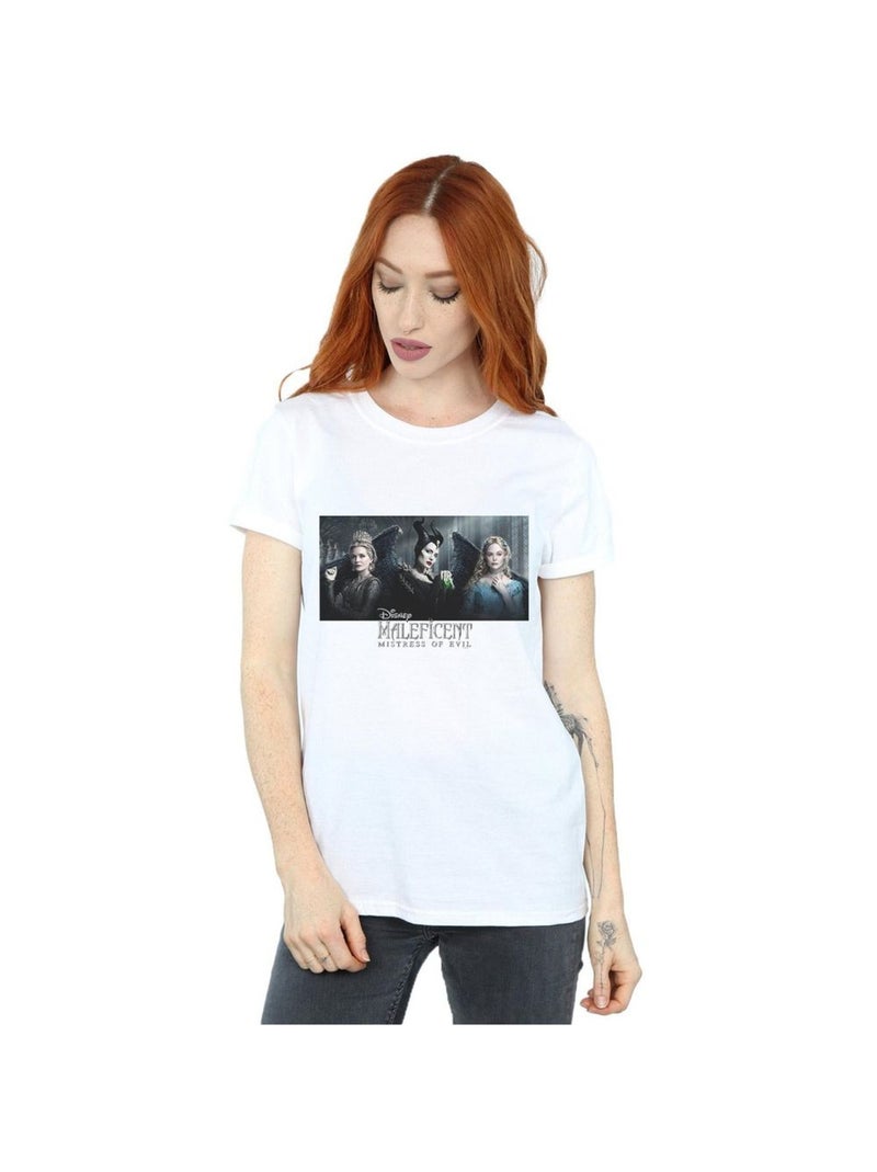 Disney - T-shirt MISTRESS OF EVIL Blanc - Kiabi