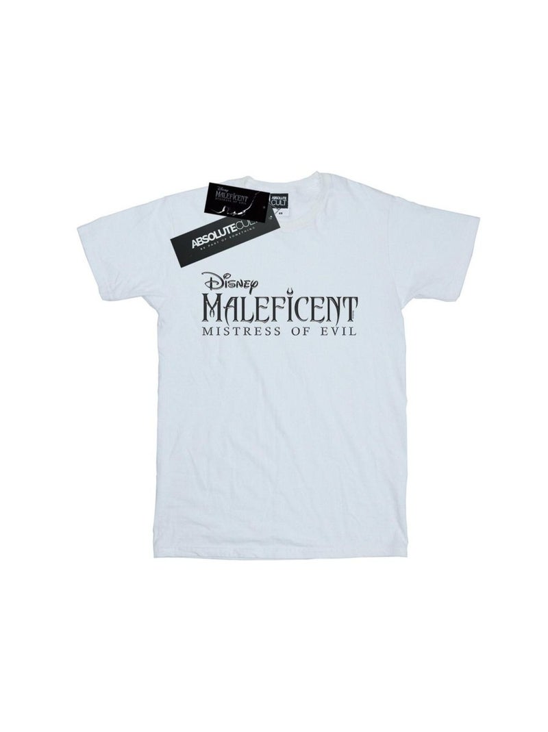 Disney - T-shirt MISTRESS OF EVIL Blanc - Kiabi