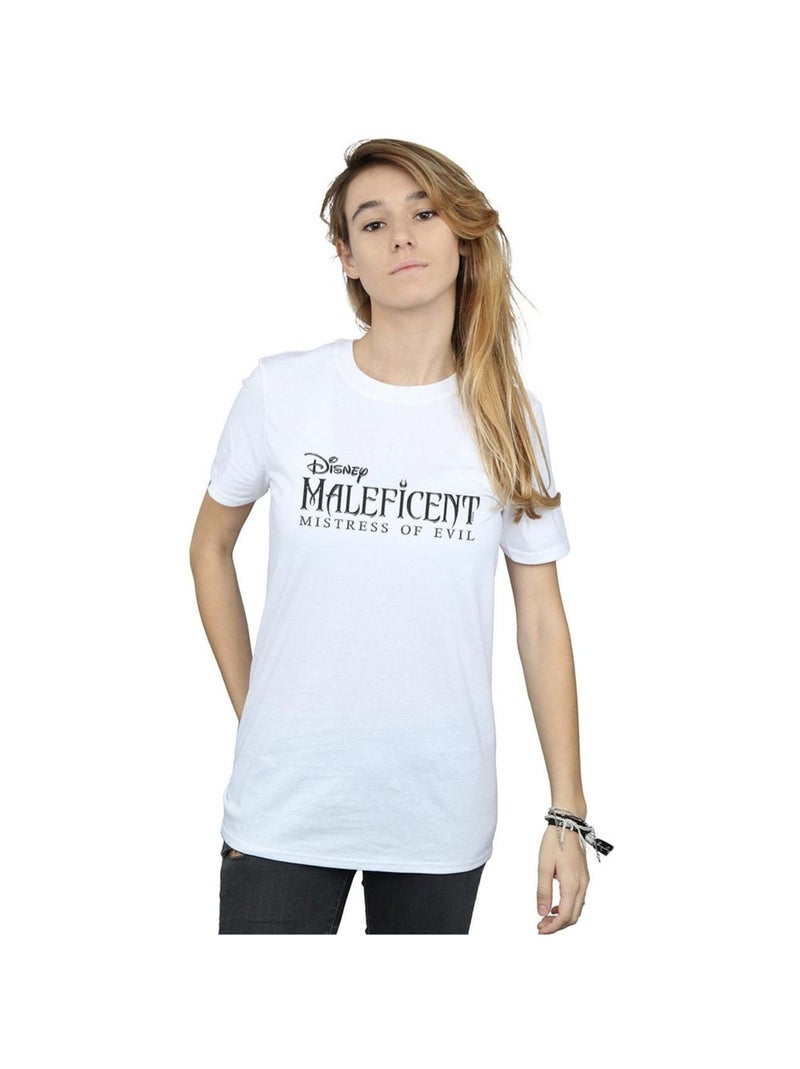 Disney - T-shirt MISTRESS OF EVIL Blanc - Kiabi